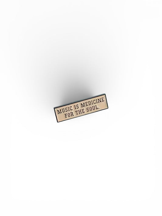 Music Is Medicine Enamel Pin