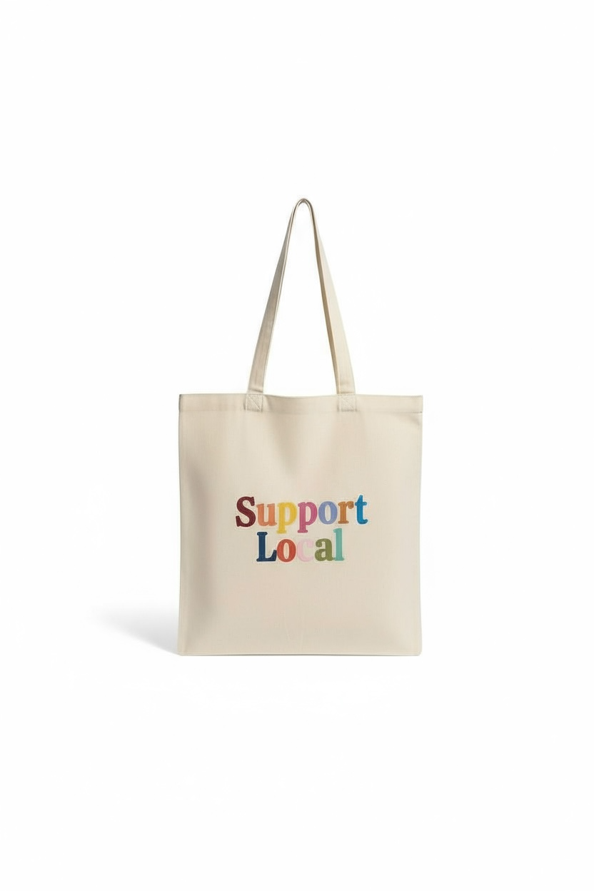 Canvas Tote Bag: Multi-Color