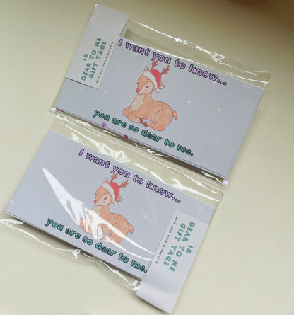 Deer to Me Gift Tags