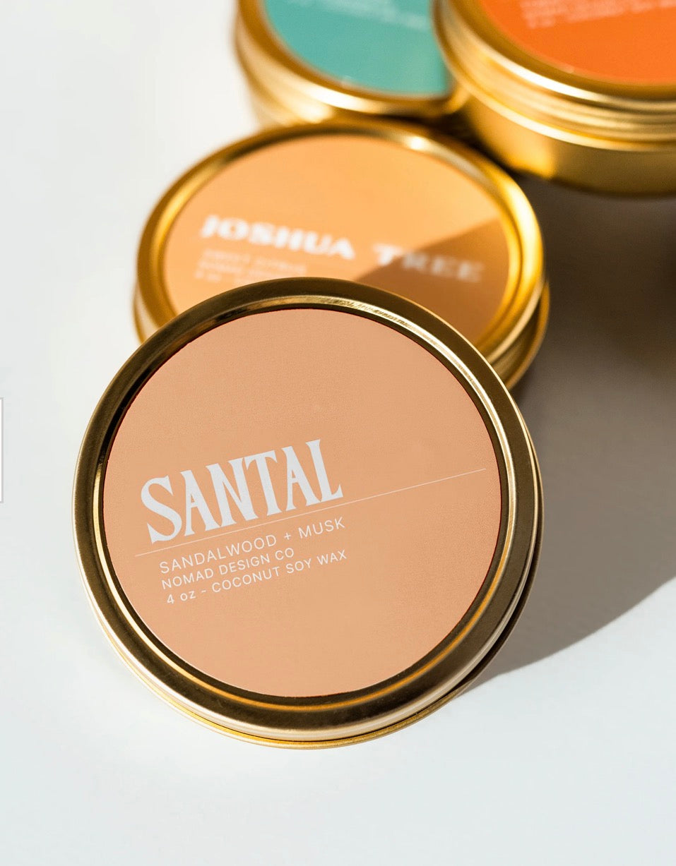 Santal Travel Tin Candle