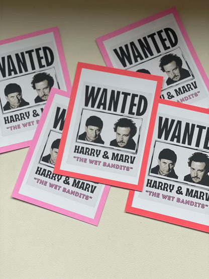 Harry & Marv Flat Cards