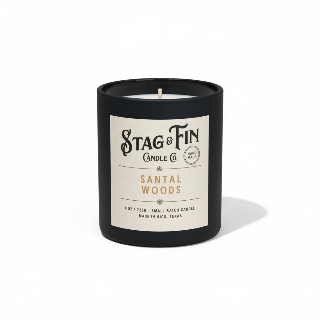Santal Woods - 8oz. Candle