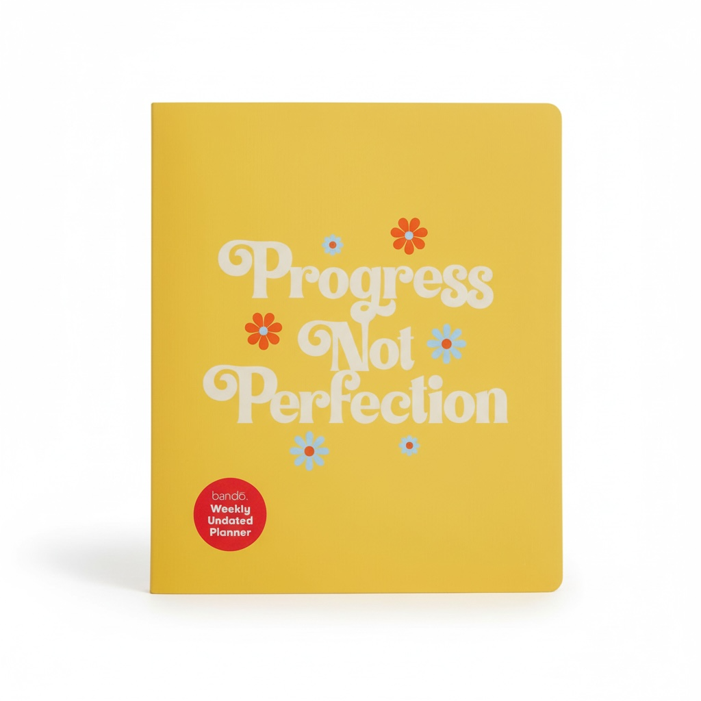 Progress Not Perfection Spiral Weekly Undated Planner