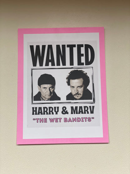 Harry & Marv Flat Cards