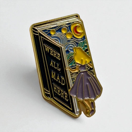 “We’re All Mad Here” Enamel Pin