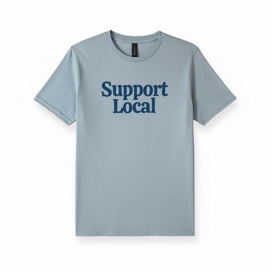 Blue Shop Local Tee