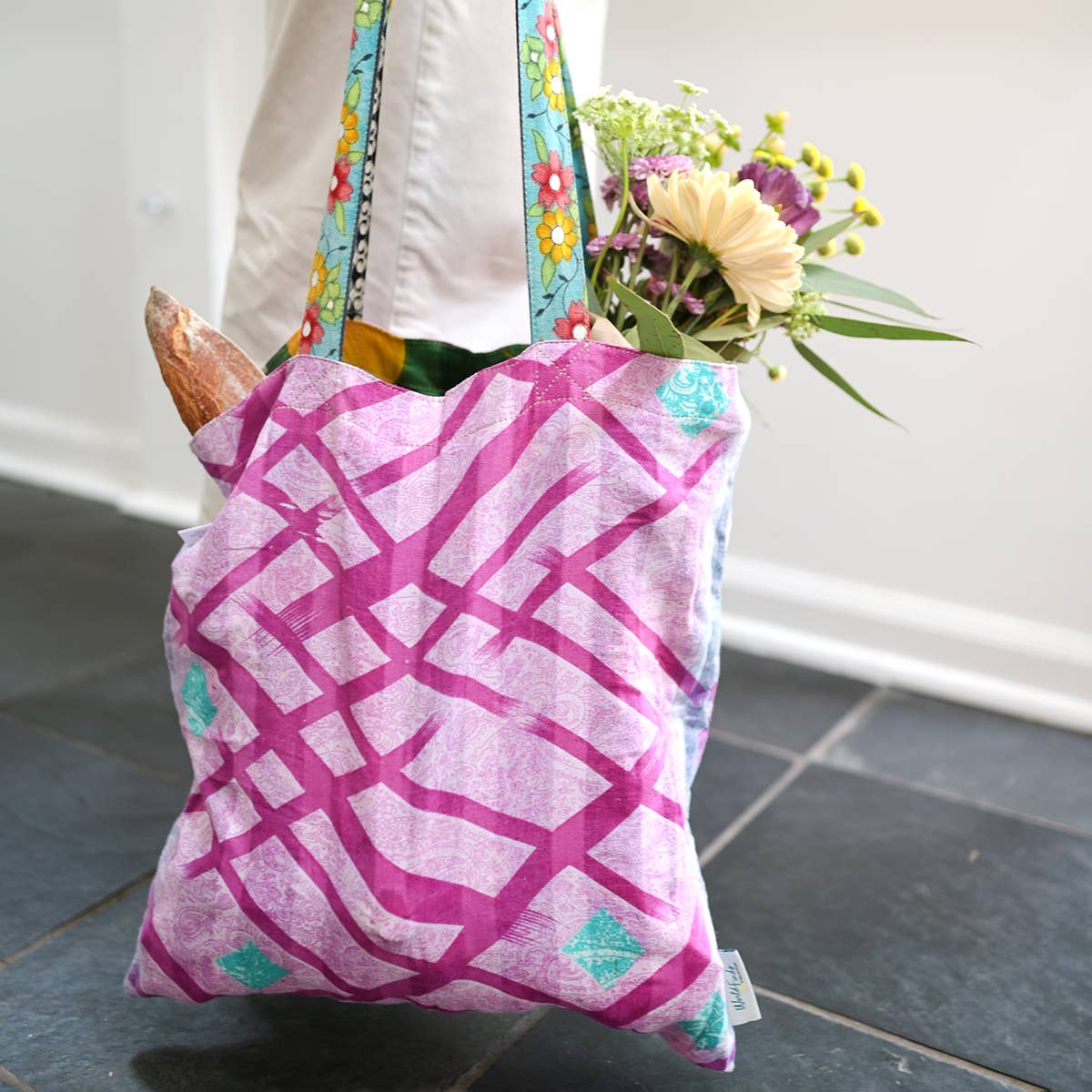 Sari Reversible Tote Bag
