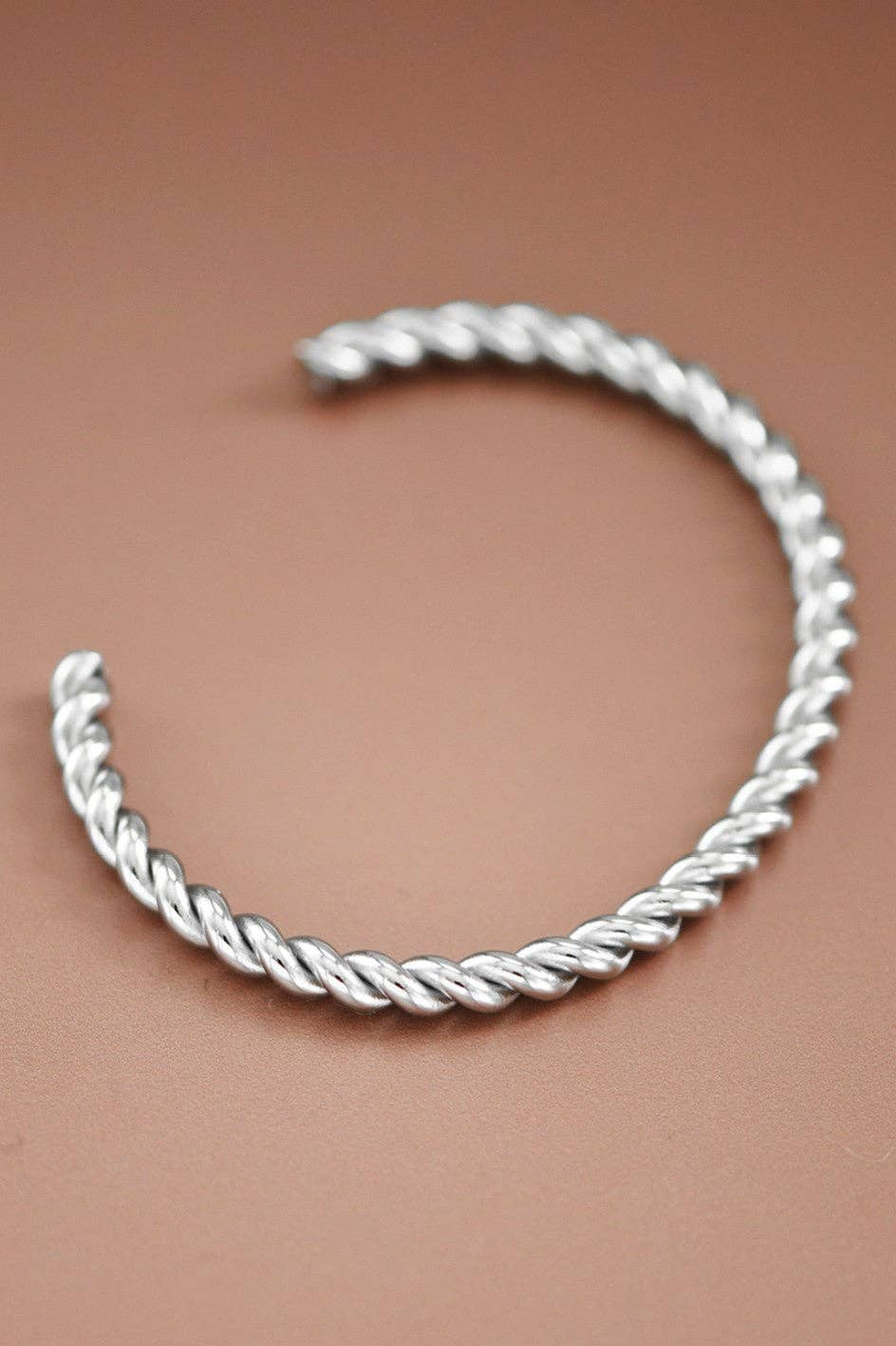 Tarnish-Resistant Waterproof Stainless Steel Cuff - 7207: S0OX3T7207 Silver