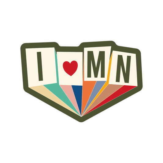 Minnesota MN State Midwest High Quality Vinyl Sticker