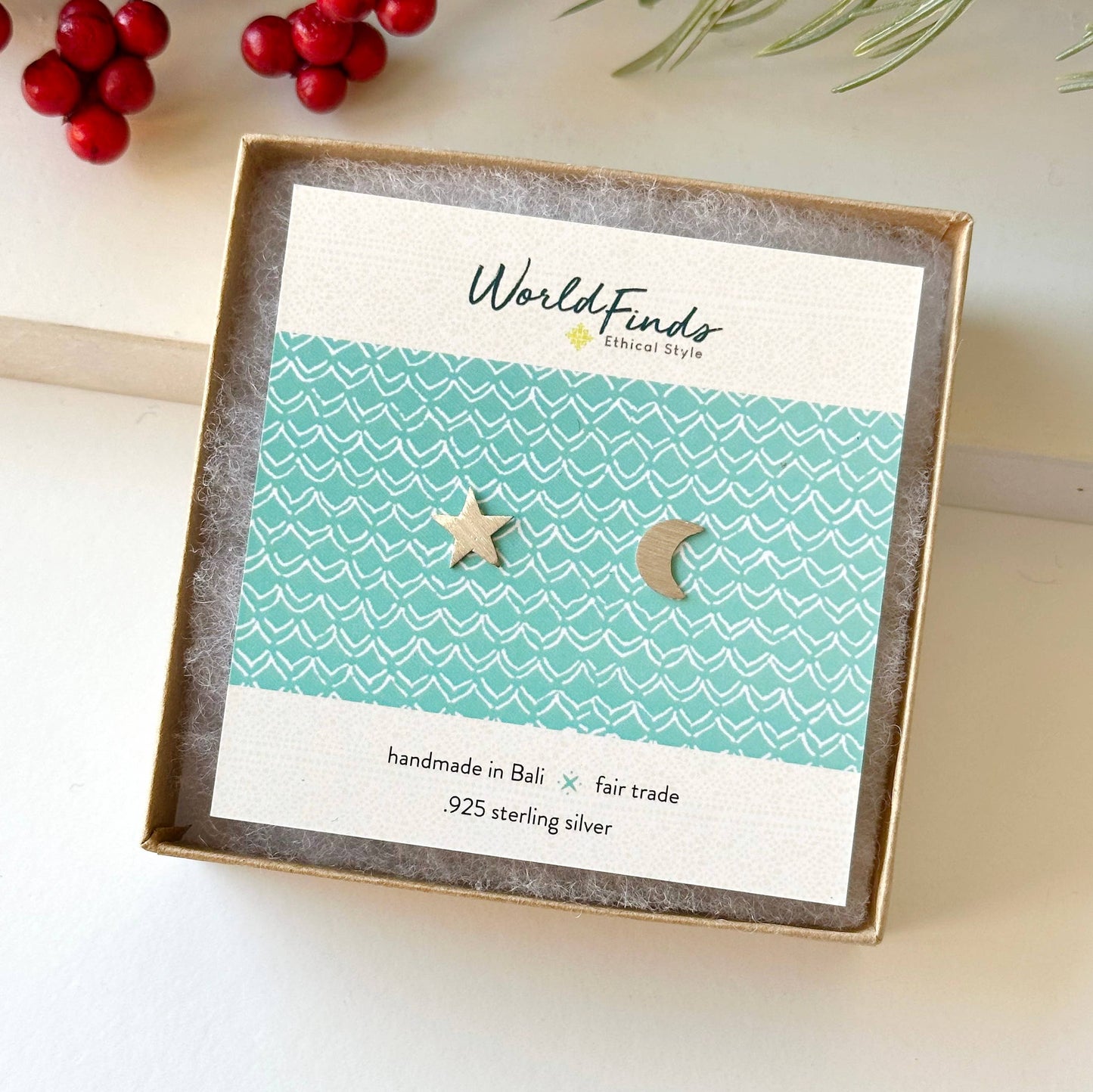 Star Sterling Silver Posts