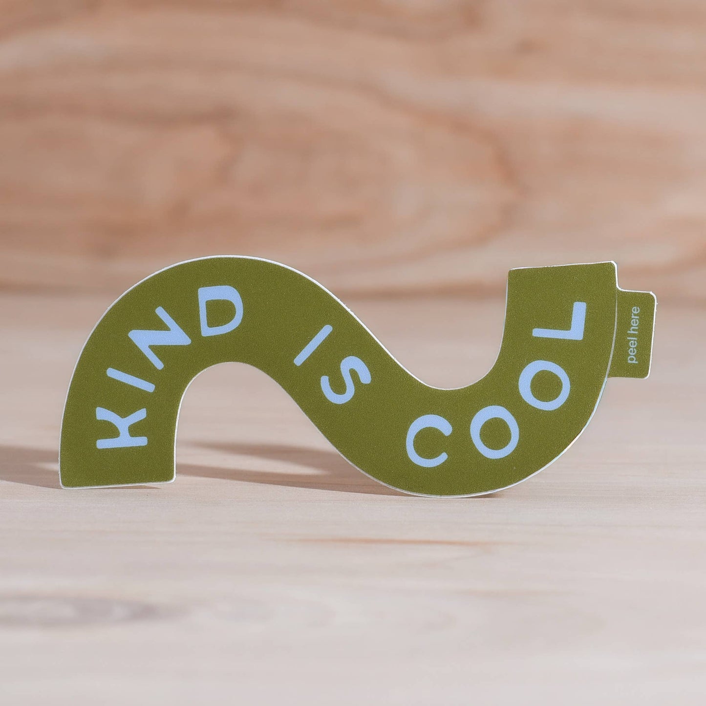 Kind Is Cool Sticker - green: Sticker Only