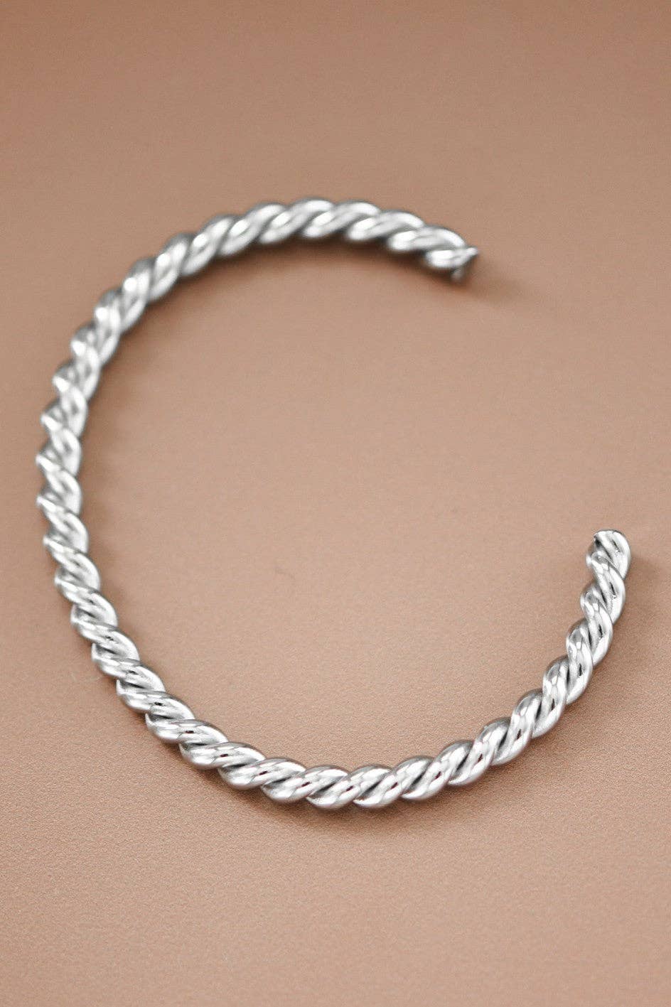 Tarnish-Resistant Waterproof Stainless Steel Cuff - 7207: S0OX3T7207 Silver