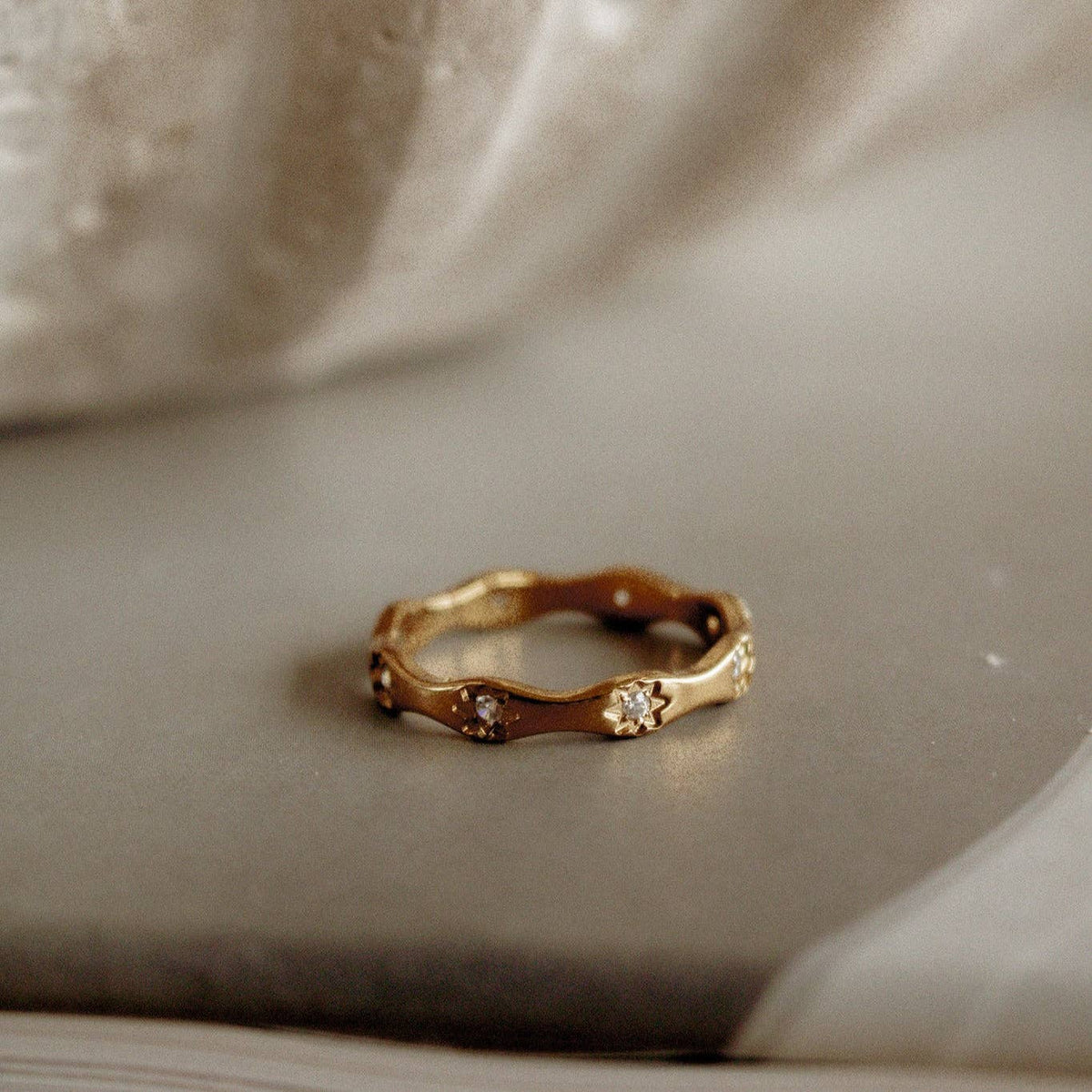 NORA RING | waterproof gold ring