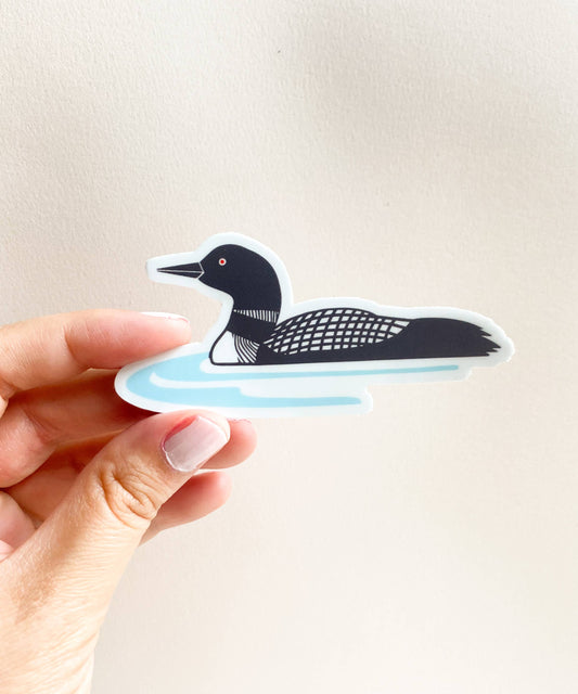 Loon Midwest up north vinyl sticker 