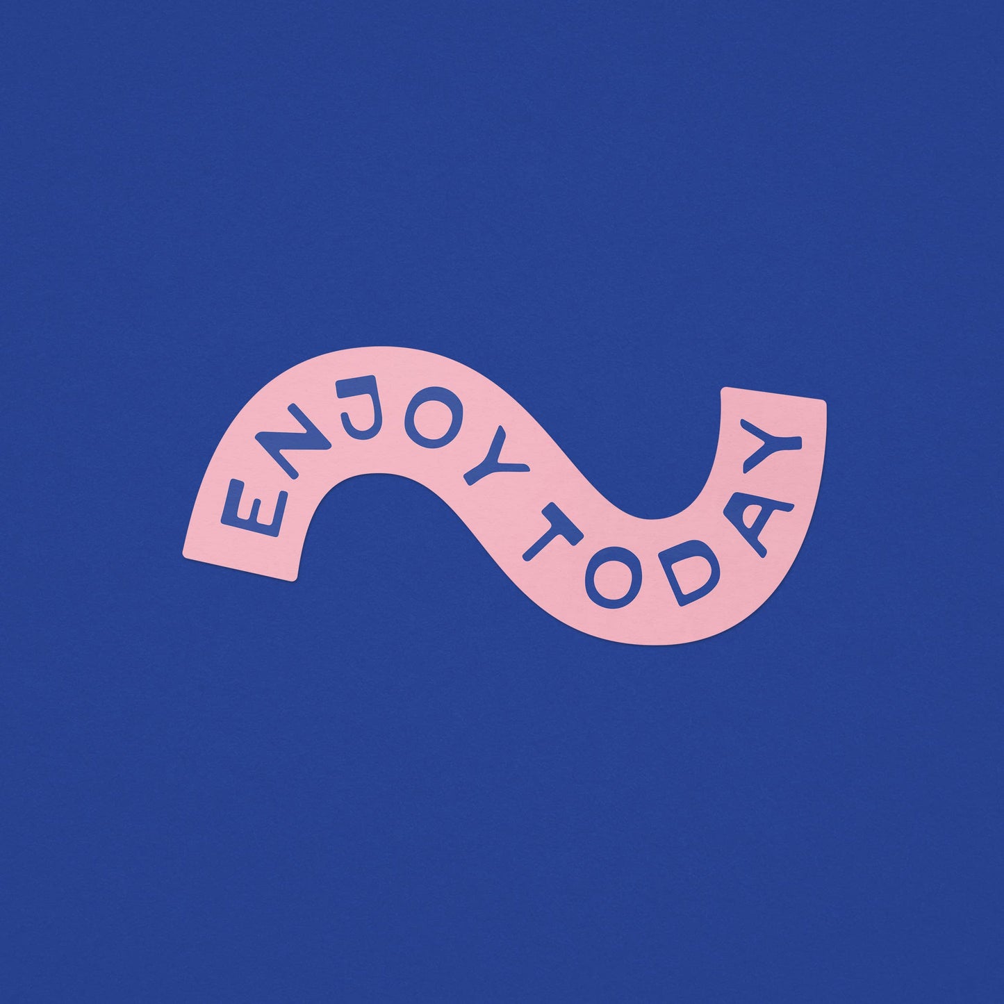 Enjoy Today Sticker | Vinyl Sticker | Pink: Sticker Only