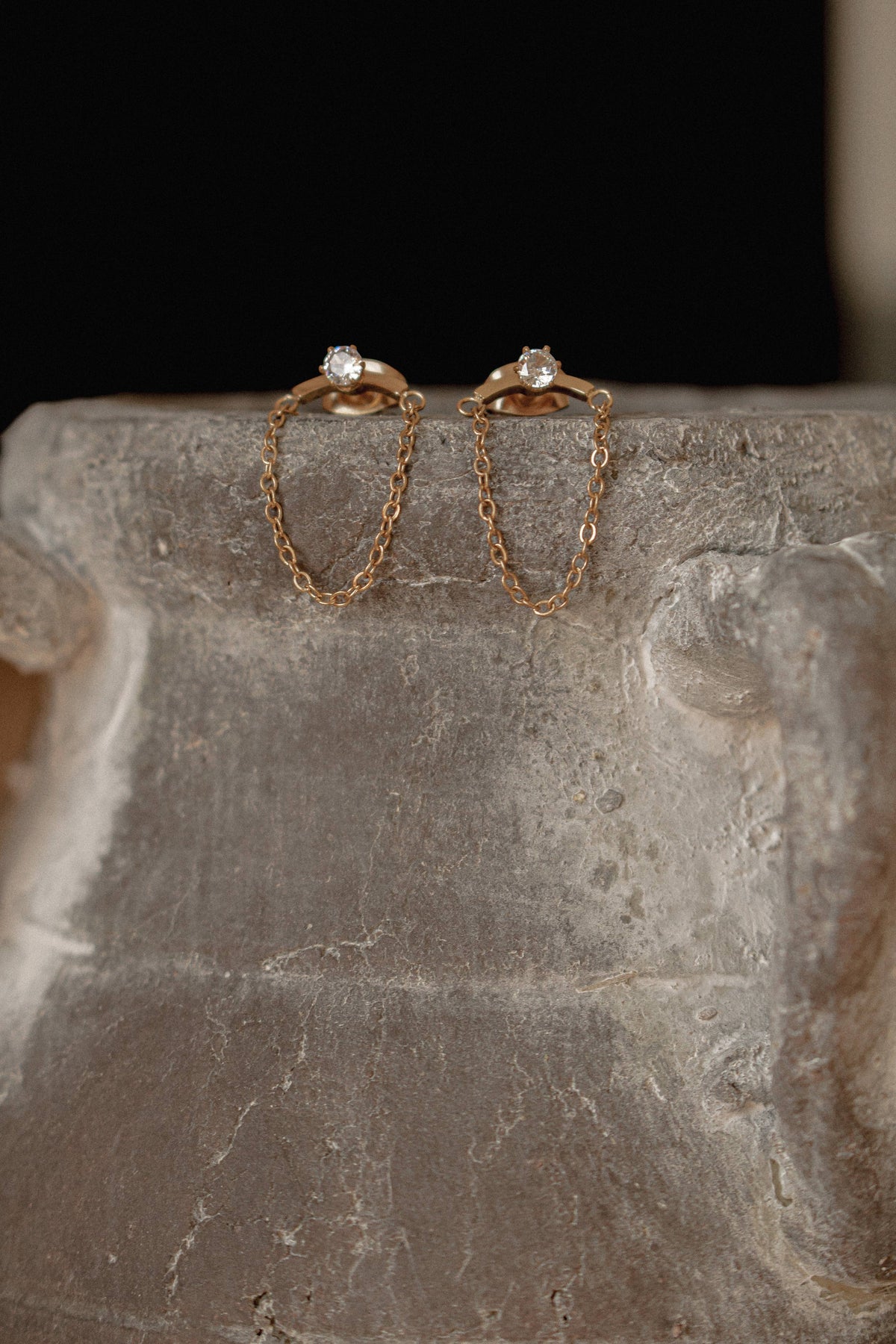 COVE STUDS | waterproof gold earrings